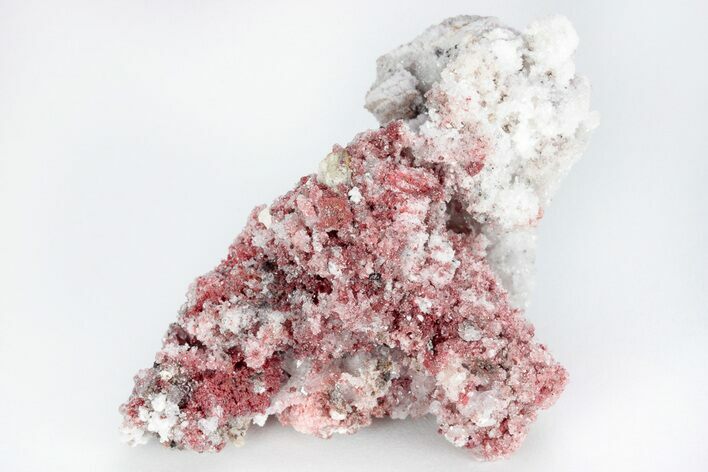 Vibrant-Red Cinnabar with Calcite - Cocineras Mine #212753